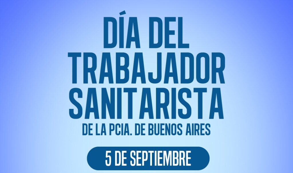 Feliz Día del Trabajador Sanitarista