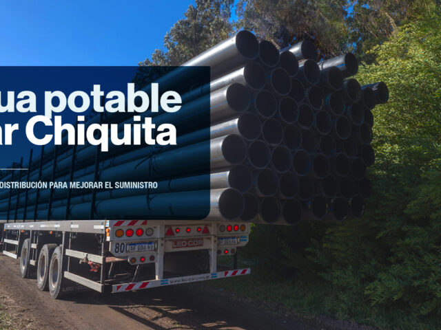 Agua potable en Mar Chiquita